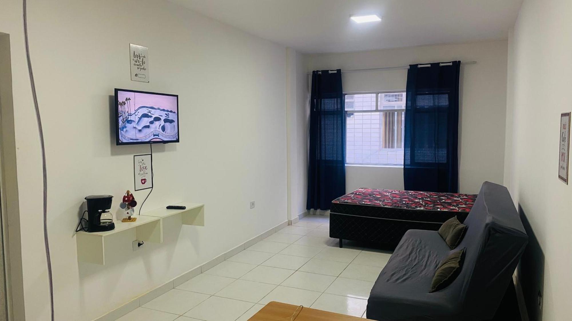 Apartamento Kit Net Pe Na Areia プライア・グランデ エクステリア 写真