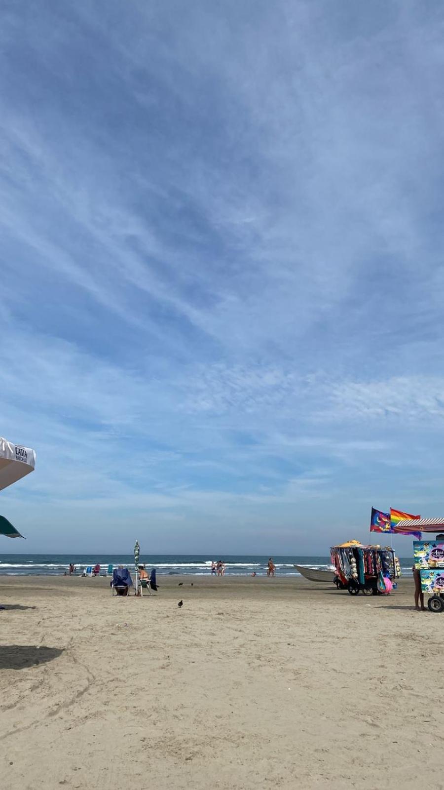 Apartamento Kit Net Pe Na Areia プライア・グランデ エクステリア 写真